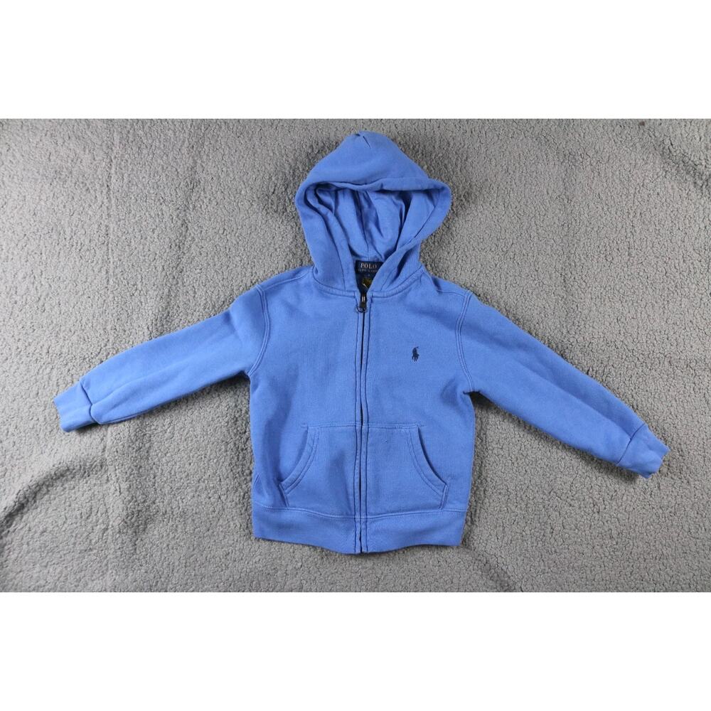Polo Ralph Lauren Kids Sweatshirt 4T Red Embroidered Logo Hoodie Vintage